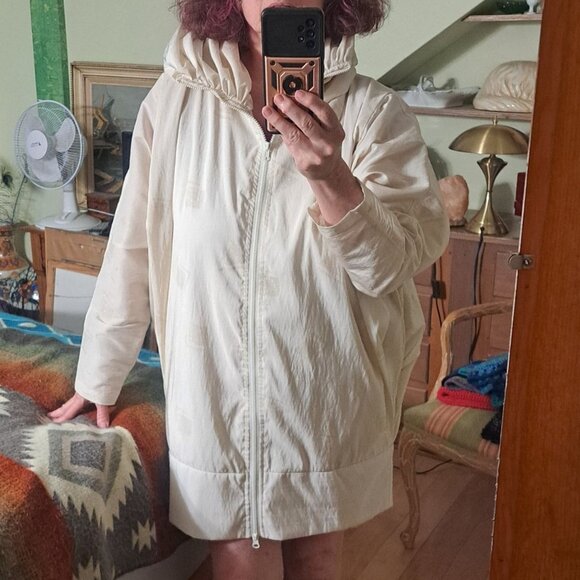 Mycra Pac Designer Wear ladies women raincoat cream XL or larger-? - Picture 9 of 14